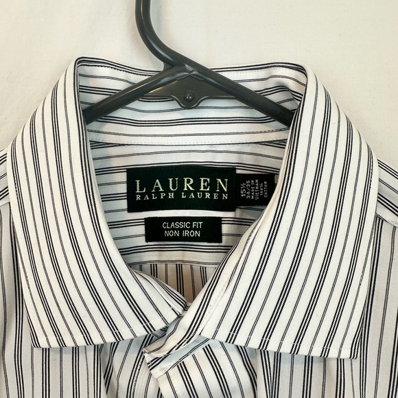 Lauren Ralph Lauren Classic Fit Non Iron French Cuff Dress Shirt (15 1/2) - Picture 8 of 8